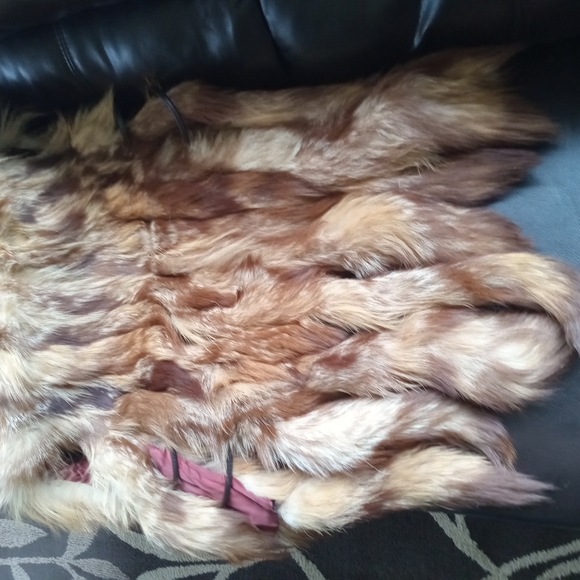 Oleg Cassini Brown Fur Coat - Picture 2 of 3